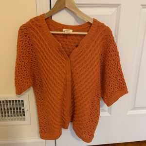 Sundance orange shortsleeved sweater